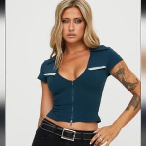 Princess Polly Navy Blue Top